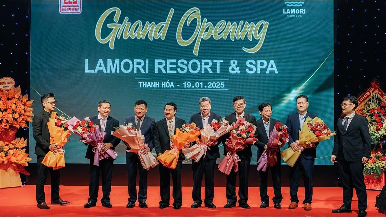 Dự án khu du lịch nghỉ dưỡng LAMORI Resort & Spa khai trương hoạt động ngay trước thềm Tết Nguyên đán Ất Tỵ 2025.